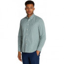 Flex Poplin Gingham Rf Shirt Nouveau Gre  TOMMY HILFIGER