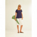 Camisetas Mujer Camiseta XANTIK Easy Manga Corta Navy