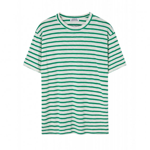 Camisetas Hombre Camiseta LOREAK MENDIAN Arraun M White Green