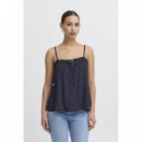 Camisas y Tops Top ICHI Marrakech Tirantes Total Eclipse