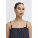 Camisas y Tops Top ICHI Marrakech Tirantes Total Eclipse