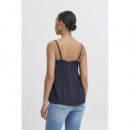 Camisas y Tops Top ICHI Marrakech Tirantes Total Eclipse