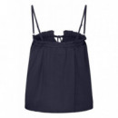 Camisas y Tops Top ICHI Marrakech Tirantes Total Eclipse