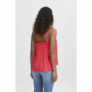 Camisas y Tops Top ICHI Marrakech Tirantes Geranium