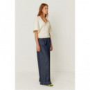 camisetas mujer Camiseta SKFK Tala GOTS Crema