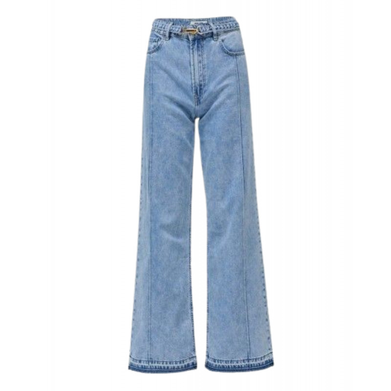 Vaqueros Mujer Vaqueros SALSA JEANS Wide Leg Lightdenim Guanxe