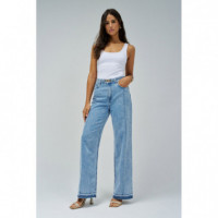 Vaqueros Mujer Vaqueros SALSA JEANS Wide Leg Lightdenim