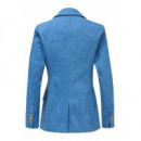 Chaquetas Mujer Blazer SALSA JEANS Denim Light Wash