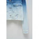 Chaquetas Mujer Chaqueta SALSA JEANS Vaquera Cropped Degradado