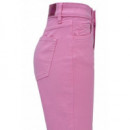 SALSA JEANS Vaqueros Mujer Vaqueros Salsa True Cropped Slim Medium Pink