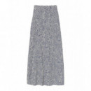 Falda YERSE MIDI Stella Azul