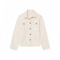 Chaquetas Mujer Cazadora Vaquera YERSE Laguna Crudo