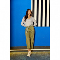 Vaqueros Mujer Pantalones LA PETITE ÉTOILE Marisol Kaki