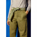Vaqueros Mujer Pantalones LA PETITE ÉTOILE Marisol Kaki