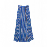 Falda LA PETITE ÉTOILE Jendro Azul Geométrico