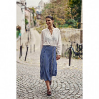 Falda LA PETITE ÉTOILE Jendro Azul Geométrico