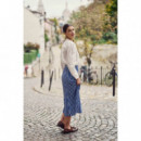 Falda LA PETITE ÉTOILE Jendro Azul Geométrico