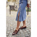 Falda LA PETITE ÉTOILE Jendro Azul Geométrico