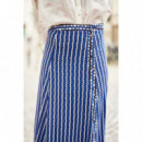 Falda LA PETITE ÉTOILE Jendro Azul Geométrico