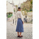 Falda LA PETITE ÉTOILE Jendro Azul Geométrico