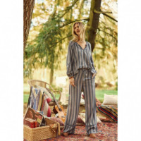 Pantalones Mujer Pantalones LA PETITE ÉTOILE Paha Rayas