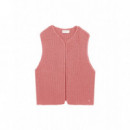 Chaquetas Mujer Chaleco LA PETITE ÉTOILE Crea Rosa