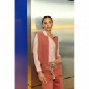 Chaquetas Mujer Chaleco LA PETITE ÉTOILE Crea Rosa