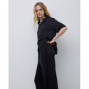 Pantalones Mujer Pantalones YERSE Cora Negro