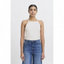 Camisas y Tops Top ICHI Oreta Cloud Dancer