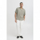 Camisas Camisa !SOLID Pablo Vetiver