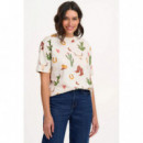SUGARHILL BRIGHTON Camisetas Mujer Camiseta Sugarhill Kinsley Cream, Desert Cowgirl