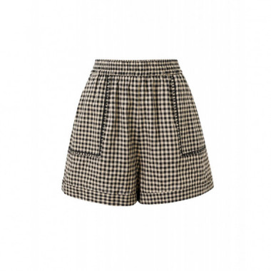 Bermudas Shorts FRNCH Sofia Vichy Negro
