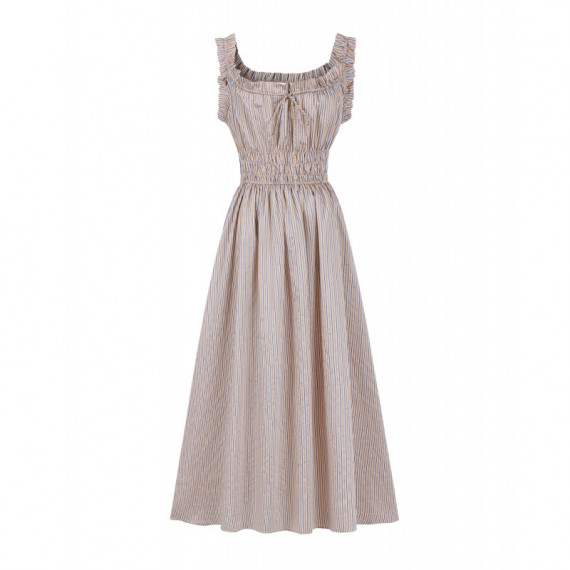 Vestidos Vestido FRNCH Louisane Beige