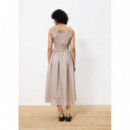 Vestidos Vestido FRNCH Louisane Beige