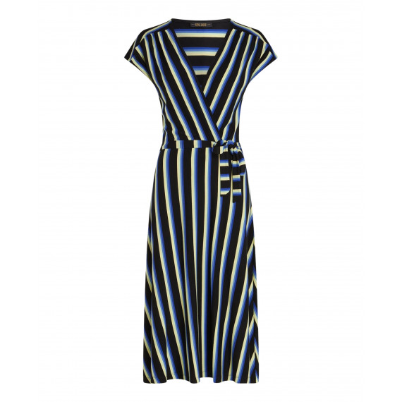 Vestidos Vestido KING LOUIE Abigail Black Embla Stripe