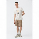 Pantalones Short Cargo TIFFOSI Beige