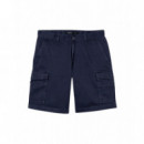Pantalones Short Cargo TIFFOSI Azul de Metileno