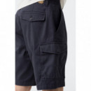 Pantalones Short Cargo TIFFOSI Azul de Metileno
