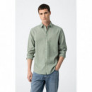 Camisas Camisa TIFFOSI Porter Verde Pistacho
