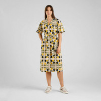 Vestidos Vestido DEDICATED Orrefors Lemon Tiles