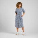 Vestidos Vestido DEDICATED Orrefors Wave Tiles Blue