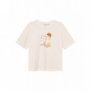 Camisetas Mujer Camiseta DEDICATED Vadstena Sea la Vie Off-white