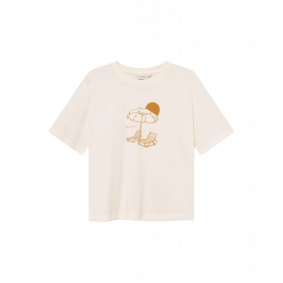 Camisetas Mujer Camiseta DEDICATED Vadstena Sea la Vie Off-white