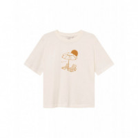 Camisetas Mujer Camiseta DEDICATED Vadstena Sea la Vie Off-white