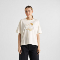 Camisetas Mujer Camiseta DEDICATED Vadstena Sea la Vie Off-white