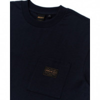 Camisetas Hombre Camiseta DEUS EX MACHINA Terrace Pocket Black