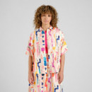 Blusas y Camisas Camisa DEDICATED Alsvik Summer Abstract