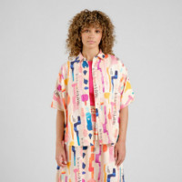 Blusas y Camisas Camisa DEDICATED Alsvik Summer Abstract