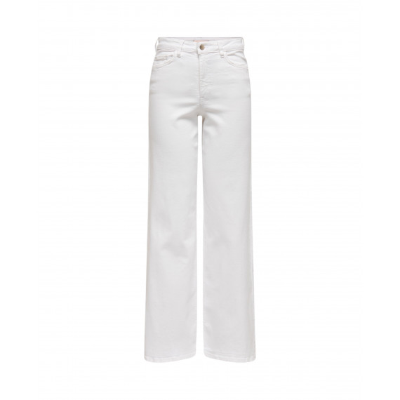 JACQUELINE DE YONG Vaqueros Mujer Vaqueros Jdy Felina Cintura Alta Wide Leg White Denim