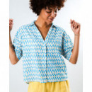 Camisas y Tops Blusa BRAVA FABRICS Cropped Sunset Azul